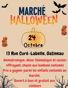Affiche : Marché d’Halloween de Templeton