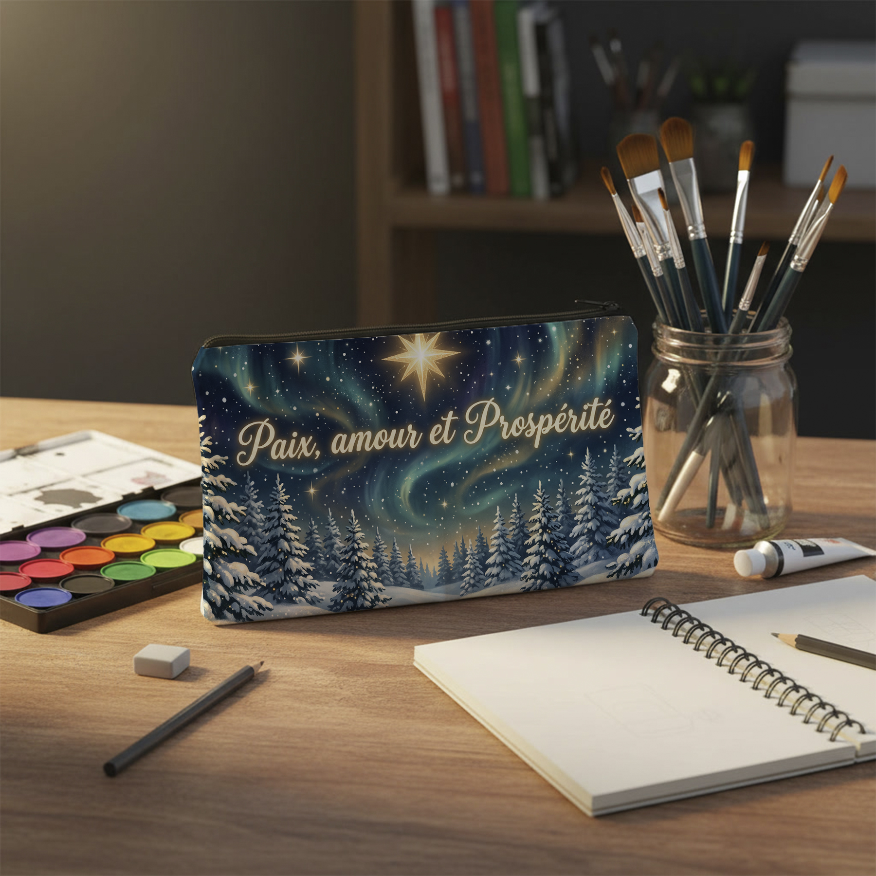 Étui polyvalent - Aurores de Noël - Image 4